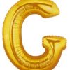 Gold Letter G Giant Foil Balloon - 34"